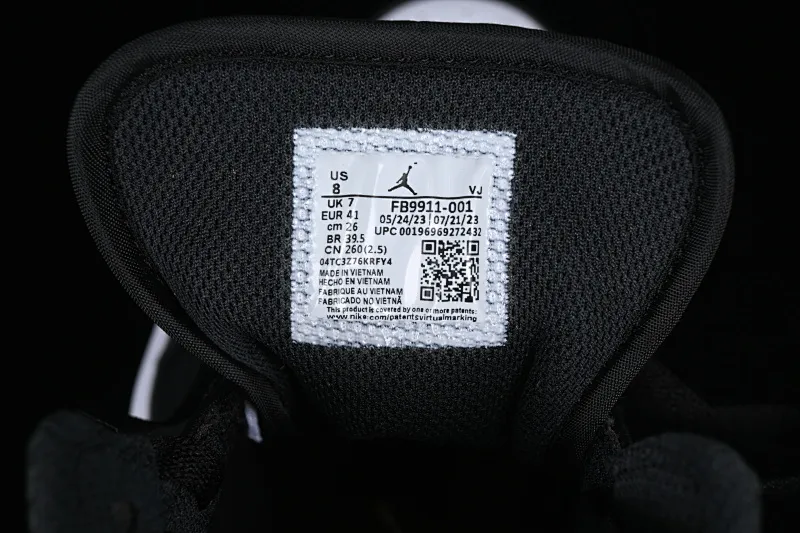 All categories Air Jordan Jordan series basketball shoes Air Jordan 1 Mid Air Jordan 1 Mid AJ1 Joe 1 all black burst pattern mid-top cultural casual sneakers FB9911-001